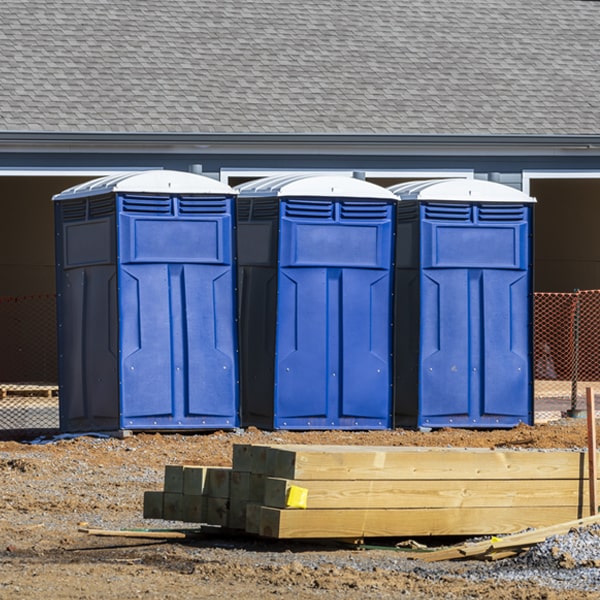 are there any restrictions on where i can place the porta potties during my rental period in Wirt